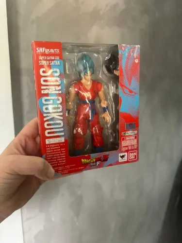 S.H. Figuarts Super Saiyan Blue Super Saiyan Son Goku Dragon Ball Z Fukkatsu no F Bandai x