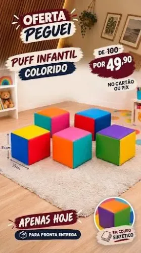 Banquinho banco infantil criança kids