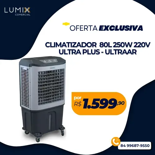 CLIMATIZADOR 80L 250W 220V ULTRA PLUS ULTRAAR