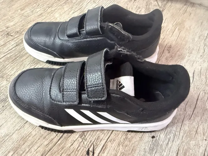 Tênis Adidas Tensaur Sport Preto c/ Velcro Nº 35