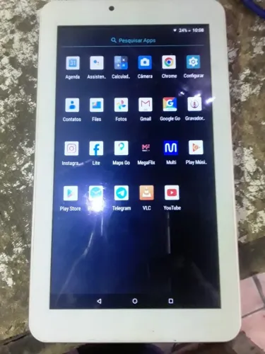 Tablet Multilaser M7S Plus funcionando - Wi-Fi