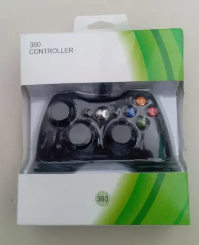 Controle Usb Com Fio Para Xbox 360 