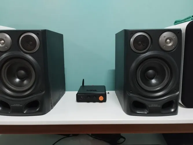 Par Caixas Acústicas Aiwa 