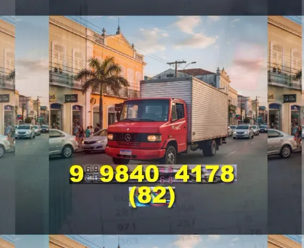 Frete disponível! Transporte barato e com total segurança para sua mudança!