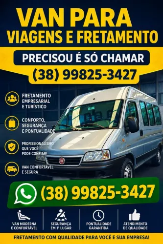 Van para fretamento 