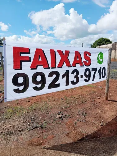 Faixas e Letreiros *