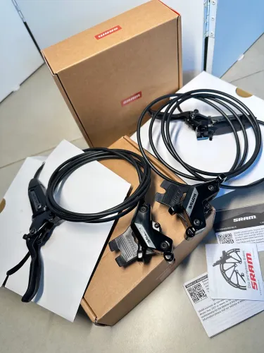 Freio Sram Motive Silver 4 pistões NOVO