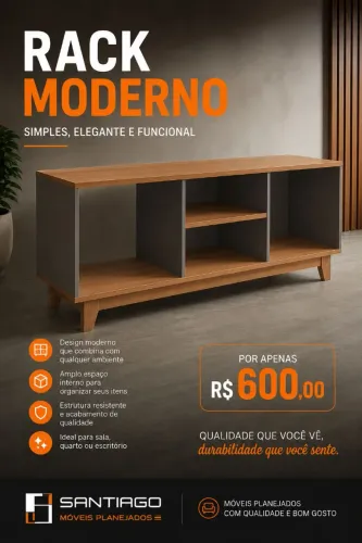 Rack 100% mdf