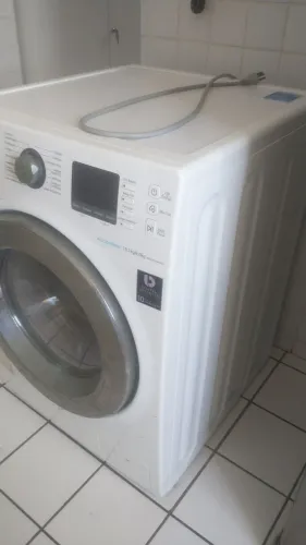 Com defeito máquina de lavar Samsung ecobubble 10kg