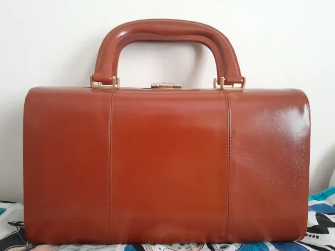 Bolsa Vintage de Couro Legítimo 