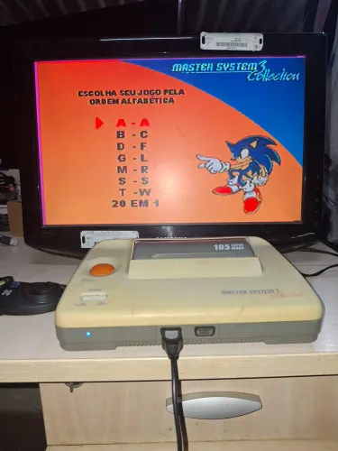 Master System 3 Collection sem botão de ligar