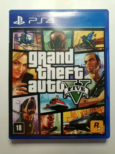 GTA 5 PARA PS4 E PS5 COM MAPA 100% ORIGINAL GRAND THEFT AUTO V PARA PLAYSTATION 4