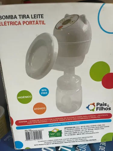 Bomba elétrica extratora leite