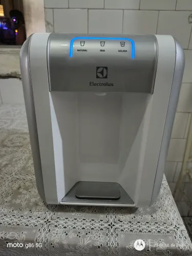 Purificador Electrolux Eletrônico Compacto Efficient Painel Digital Bivolt Branco