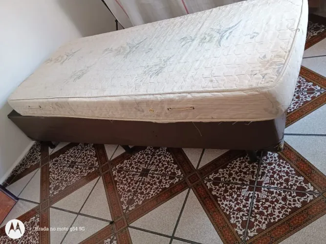 Cama box solteiro simples