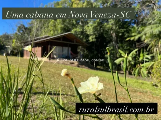 Chácara 5.280m² em Nova Veneza-SC | Escriturada, Cabana, Energia Solar e Tecnologia EV