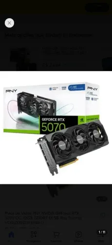 Placa de video RTX5070 12GB