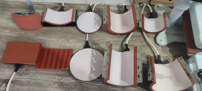 Kit prensa térmica para sublimação 10 em 1
