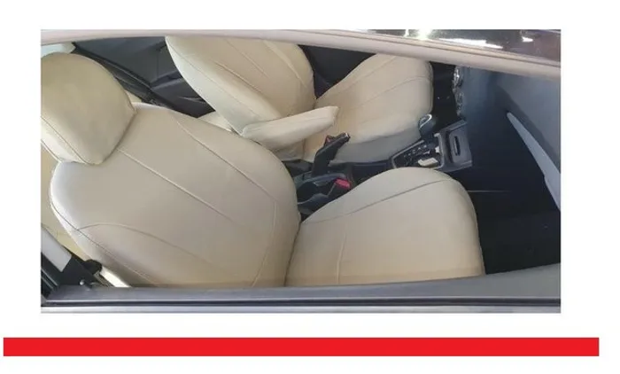 Capa banco Couro Corvin Bege frente e costa Universal todos os carro gfgf