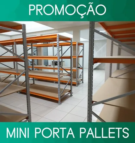 Mini Porta Pallets | Indicado para Estoques, Comércios e Geral