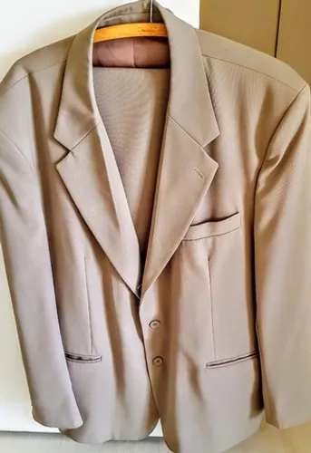 Terno Cáqui Pouco Uso Mr Brownstone 58m Poliéster