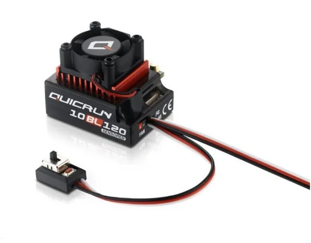 Esc Hobbywing Quicrun 10bl120 Sensorado de 120A Brushless 2/3s Para Carros 1/10