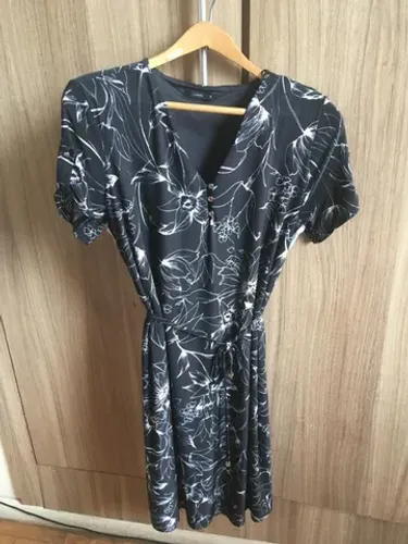 Vestido Cortelle midi com cinto faixa
