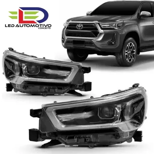 Par de Faróis da Hilux SRX 2021 2022 2023