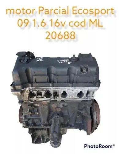 Motor parcial Ford ecosport 2009 1.6 16v