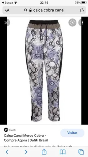 Calça jogging Canal