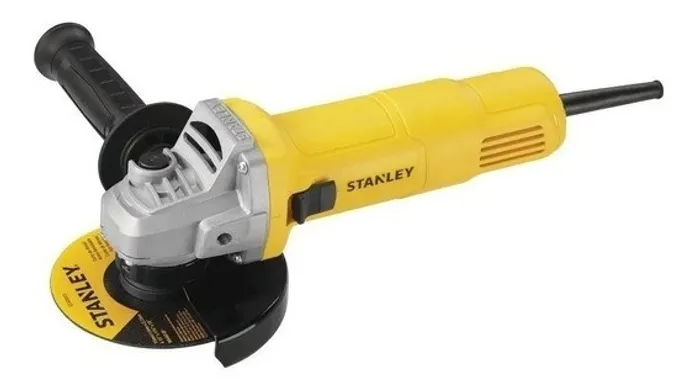 Esmerilhadeira angular Stanley Slimline SG6115 de 60 Hz amarela 620 W 220 V + acessório
