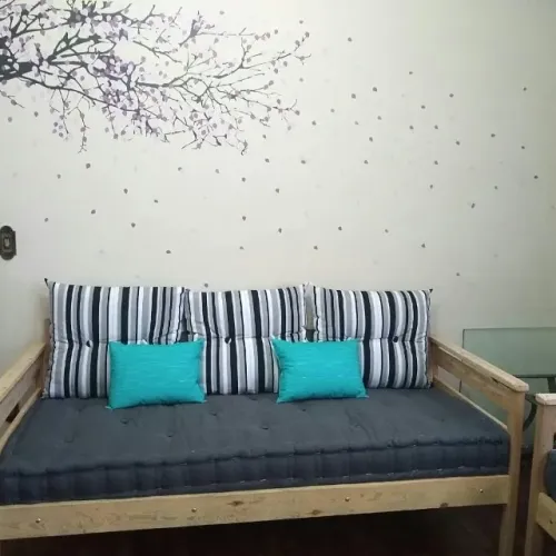 Almofada futon turco com bordas,sob medida.