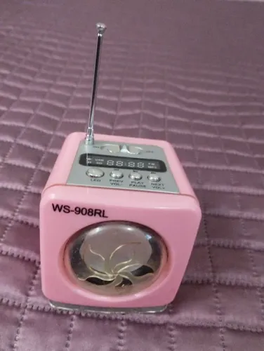 Rádio Portátil WS-908RL - Novo