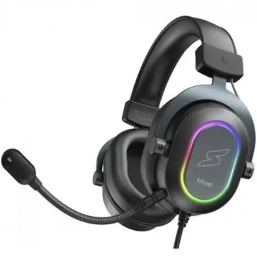 Headset Gamer Fifine SuperFrame Edition SFH6, 7.1 Surround, Drivers de 50mm, RGB, USB, Pre