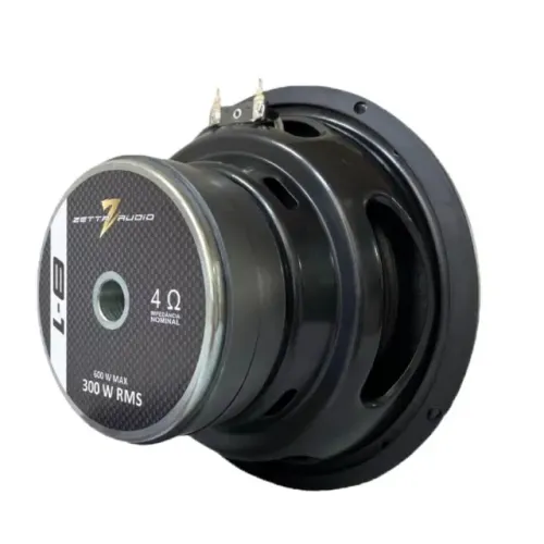 Subwoofer Zetta Audio 8 polegadas 300w 