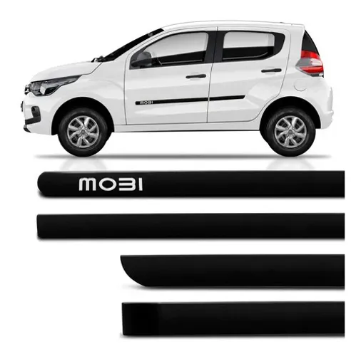 Friso Lateral Borrachão Adesivo Fiat Mobi 2020 2021 2022