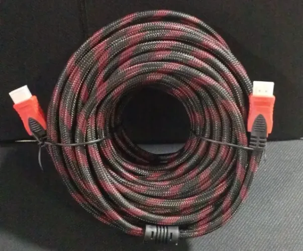 Cabo Hdmi 20 Metros 1.4v 3d Full Hd 24k Blindado - 20m