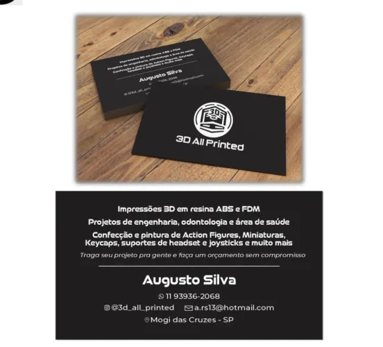 Impressão 3D em Resina e FDM