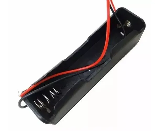Suportes de 1 Pilha 18650 Preto  Arduino Automação Robotica COD-CP19 KIT 3 