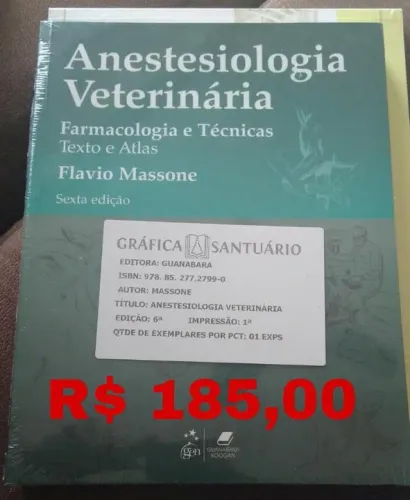 Medicina veterinária livro Anestesiologia veterinária 