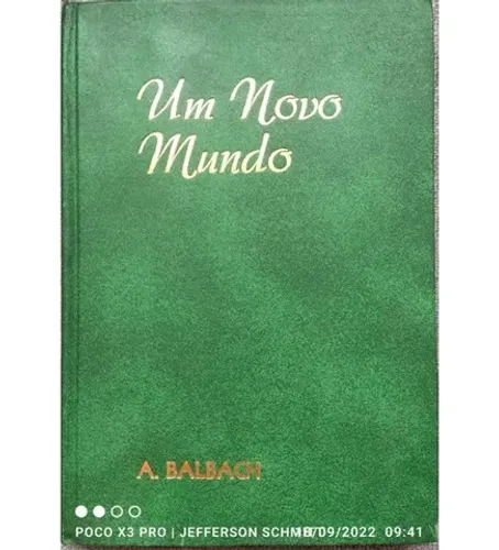 Livro Um Novo Mundo Do Professor Alfons Balbach