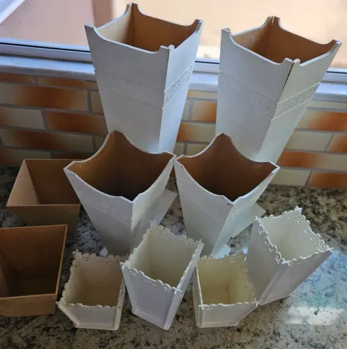 Kit vasos mdf