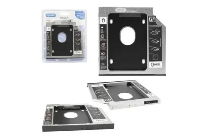 Adaptador Dvd P/ Hd Ou Ssd Sata Notebook Drive Caddy 9.5mmAutomação COD-CP530 