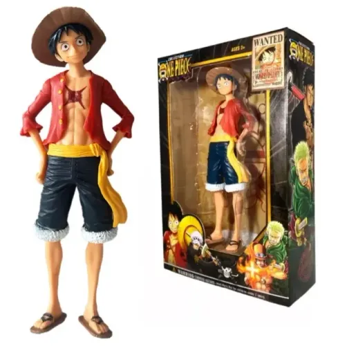 boneco coleção ne piece luffy 16cm