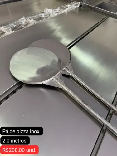 Pá de Pizza Inox.