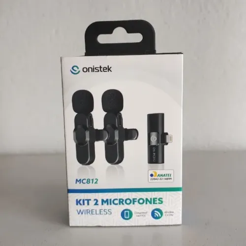 MICROFONE LAPELA DUPLO IPIHONE