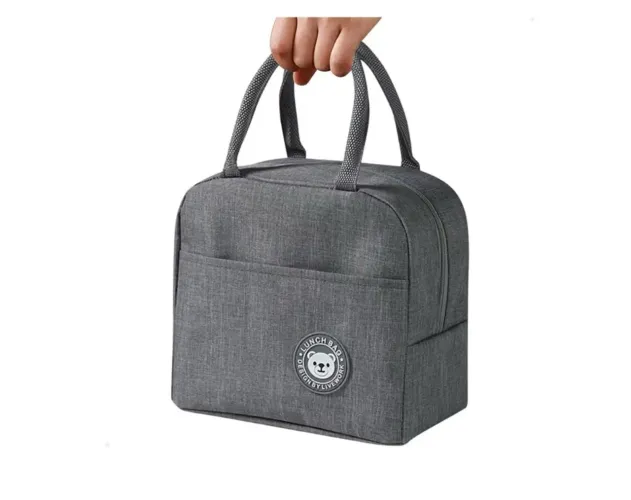 NOVA - Bolsa Térmica Lunch Bag Cinza