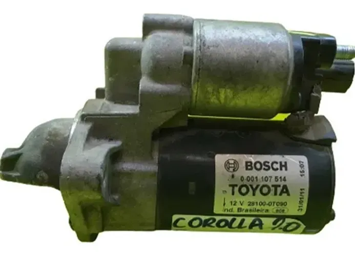 Motor De Arranque Toyota Corolla 2.0 16v 2009 em diante