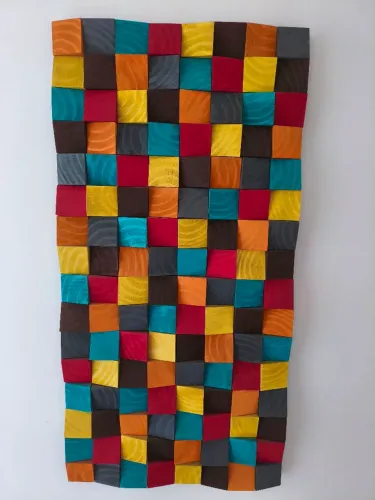 Quadro (Mosaico) em madeira