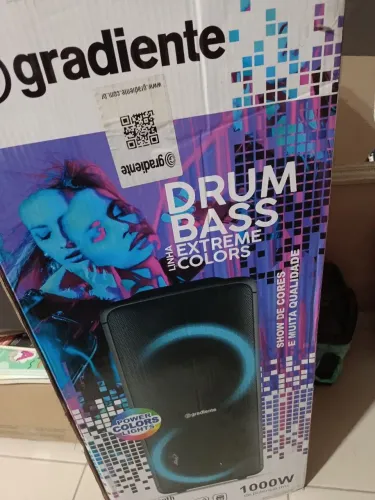 Caixa de Som Gradiente Drum Bass Extreme Colors 1000W